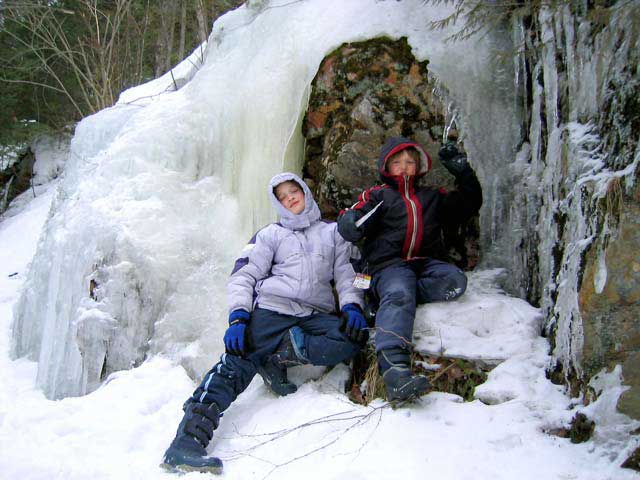 Kristin & Jakob at Ragged Falls Kristin & Jakob at Ragged Falls